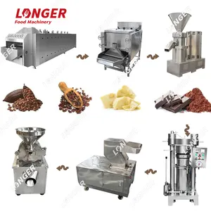 Fully Line Processing Cacao Cocoa Powder Grinding Machine Production Line Cocoa Processing Equipment