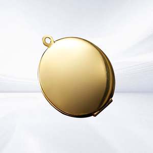 Colgante Hip Hop Redondo Plano de Aleación de Zinc con Diseño Personalizado, Estilo Moderno Grabado, Venta Caliente - Product Image 2