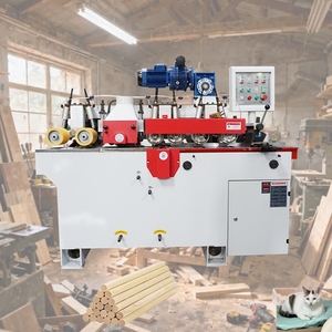 Machine industrielle double face pour le rondissage et le taraudage des bâtons en bois et bambou, machine à barres rondes en bois, fraiseuse à chevilles pour le travail du bois à vendre - Product Image 1