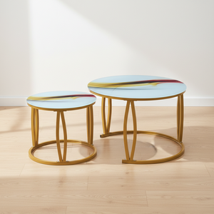 Tavolino da Caffè Moderno e Semplice 2026 con Design Sovrapposto Madre-Figlio a Prezzo Conveniente - Product Image 1