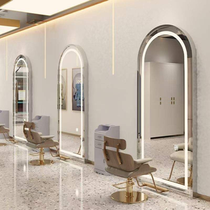 Espejo de pared LED de gran tamaño moderno al por mayor del fabricante, venta Hpt, barberías y peluquerías, espejos inteligentes - Product Image 2