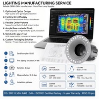 Spot LED encastré en plâtre UGR<3 anti-éblouissement profond, faisceau 24/36, TRIAC 0-10V DALI, ISO9001 SAA, pour centres commerciaux, villas, boutiques, export