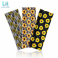 Bandeau élastique tournesol pour femme, imprimé léopard et zèbre, extensible, pour le sport, le yoga, le maquillage, accessoire de mode personnalisé