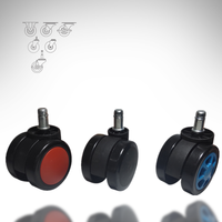 Roues et roulettes de rechange pour chaises roulantes 2 2.5 Roulettes pivotantes de 3 pouces pour meubles de bureau et chaises de bureau