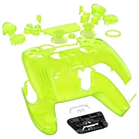 Coques de remplacement transparentes personnalisées pour manette PS5 BDM-030/040/050 - Boîtier avant et arrière transparent avec boutons