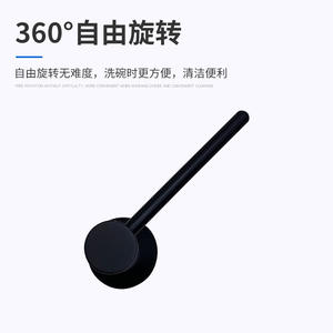 Dispensador de Jabón de Alta Venta, Monomando, Montaje en Encimera, Prensa Manual, Accesorio Minimalista para Grifo de Cocina, Negro SD0011 - Product Image 2