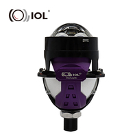 Projecteur Laser Bi-LED 2.5 pouces Installation sans perte 12V 5800K Réflecteur simple Double tir direct Universel Aluminium Nouveau
