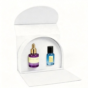 Caja de Embalaje Cosmético Plegable con Insertos de Cartón para Productos de Belleza, Caja de Almacenamiento Impresa con Laminado Mate para Crema Facial - Product Image 1