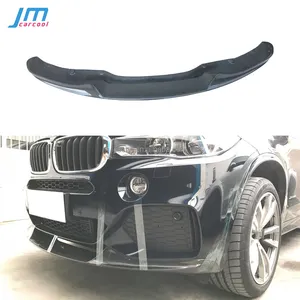 Serat Karbon Depan Lip Spoiler untuk BMW X5 F15 M Sport 2014-2018 FRP MP Gaya Bumper Chin Guard mobil Styling