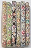 Indian Gota Floral Lace Cut Work Lace Saree Border Lace Sewing Trim Prix par Yard