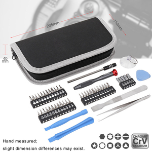 Juego de Destornilladores de Precisión Antideslizantes de Diseño Avanzado para Reparación de Relojes y <span class=keywords><strong>Gafas</strong></span>, Kit de Puntas Magnéticas de Acero S2 de Alta Resistencia - Product Image 4