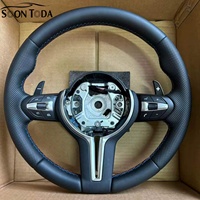 Volant sport rond en cuir pour BMW F05 F10 F30 F32 F34 F35 F36 F38 F20 F21 F22 F25 F31 F36 M3 M5 M6 F11 F12 F15 F16 F22