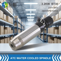 Moteur de broche refroidi par eau Jester ATC 3,2 kW BT30 avec changement d'outil automatique pour machine de gravure CNC