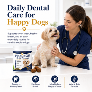 Masticables Dentales de Algas Marinas Naturales para Perros Pequeños y Medianos, 90 Unidades, Apoyo para la Placa y el Sarro, Masticables Blandos Bioactivos para la Salud Bucal del Perro - Product Image 2