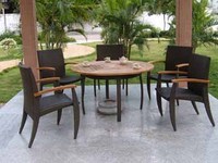 Chaises modernes en aluminium pour patio, mobilier d'extérieur pour café, chaise en corde pour hôtel, fauteuil Diva, chaise de restaurant et villa