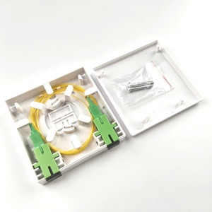 Sunet 86 Tipo 2 Placa de Fibra Óptica de 2 Puertos para Montaje en Pared SC/APC SC/UPC Mini Caja Terminal FTTH - Product Image 3