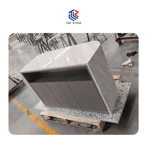 แผ่นหินควอตซ์6038ทัชมาฮาลขัดเงา Oodm สำหรับโต๊ะต้อนรับ - Product Image 2