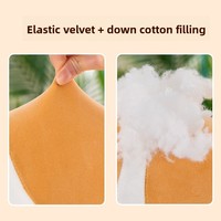 Peluche chat longue transfrontalière, coussin-poupée mignon en coton PP, hauteur réglable, pour 14 ans et plus, pour dormir et se prélasser, avec support de jambe, fabriqué en Chine