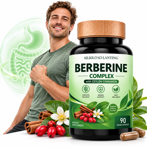 Fabricante de Cápsulas de Complejo de Berberina de Marca Privada, Fórmula Personalizada para Suplemento de Apoyo Digestivo e Inmunológico - Product Image 1
