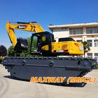 Excavatrice amphibie MAXWAY MMCL avec châssis flottant (Swamp Buggy), Modèle : MAX200PU-S