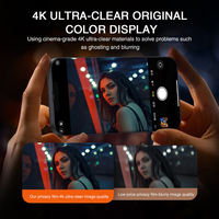 Lot de 2 protections d'écran en verre trempé pour téléphone portable pour 7 8 Plus X XR 2.5D Protection d'objectif d'appareil photo 9H Anti-rayures Sans bulles
