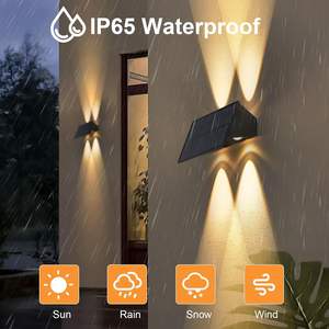 Lámpara Solar LED para Exteriores, IP65, Resistente al Agua, para Jardín, Valla, Montaje en Pared, Venta al Por Mayor - Product Image 4