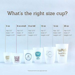 Vasos de Plástico Esmerilados Personalizados para Bodas, Recuerdos de Boda para Mascotas, Vasos de Plástico Personalizados para Mascotas - Product Image 5