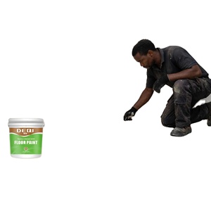 DEQI Flow Leveling Marble Effect Epoxy Colored Sand Texture Liquid <b>Floor</b> Coating <b>Brush</b> Application for Garage Office Decoration - Product Image 1