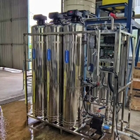 Machine de Traitement d'Eau Industrielle 250L / 500L / 1000L / 2000L / 3000L/H, Système d'Osmose Inverse pour Purification de l'Eau