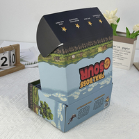 Nouvelles boîtes d'expédition en carton ondulé holographique recyclable 2025, personnalisées, avec laminage mat, pour envois aériens, luxe moderne