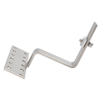 Pince de fixation solaire photovoltaïque réglable, pince de panneau en aluminium, support de fixation pour modules solaires de différentes épaisseurs