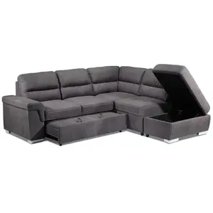 Christmas hot selling sleep sofa sweet dream sofa cum bed with storage ottoman fancy sofa furniture folding bed