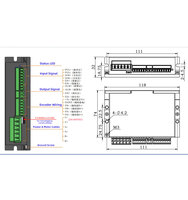 Controlador de Motor Paso a Paso Digital Bifásico de Alto Rendimiento DE42, CA 24-60V 2.0A, Motores Paso a Paso Híbridos de Circuito Cerrado Nema 120W 1000 CPR
