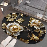 Tapis de sol moderne en caoutchouc et boue de diatomées, tapis de bain, tapis de zone pour la cuisine et la salle de bain, usage domestique