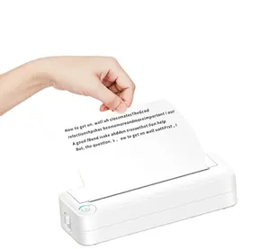 Cheap Hot Sale A4 Portable Mini Thermal Printer Wireless BT Fit w/OS Android Mobile Photo Printer 210mm Paper USB Rechargeable