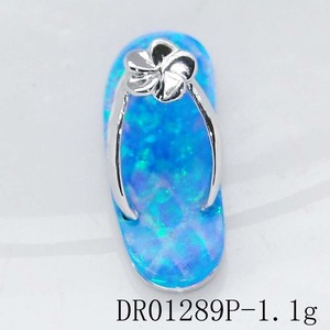 Stingray Shape 925 Sterling Silver Blue <strong>Opal</strong> Stingray Pendant <strong>Necklace</strong> - Product Image 4