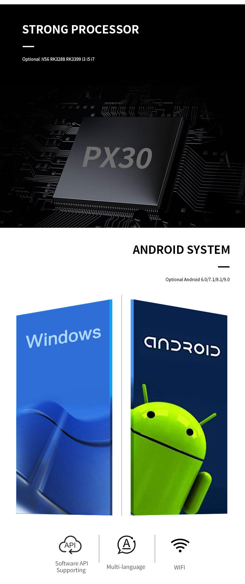 43 Inch Fitness Magic Kiosk Gym Workout Smart LCD Full HD IPS Smart