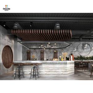 Muebles Personalizados para Cafeterías |   Barra de Bar de Madera y Vitrina, Soluciones Completas de Diseño Interior para Cafeterías, Diseño Interior de Cafeterías - Product Image 1