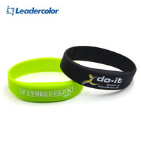 Impression de logo personnalisé 13.56MHz NFC Bracelet RFID étanche au poignet en silicone avec capacité de puce 1k