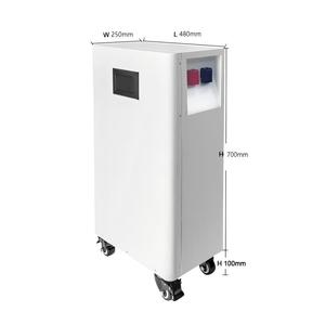 Sistema de Almacenamiento de Energía Solar para el Hogar de 51.2V 314Ah 16kWh con Batería LiFePO4, con Ruedas y Pantalla - Product Image 1