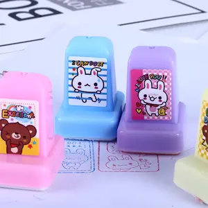 Hot sale toy textile stamp set for kids safe rubber stamps set kids arm stamp