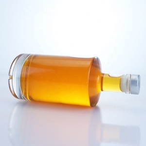 Tequila Redondo Adaptable 500ml 700ml 750ml Del Whisky De La Vodka De La Botella De Cristal Con El Corcho - Product Image 6