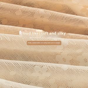 Ropa interior de <span class=keywords><strong>encaje</strong></span> de cintura media Bragas descaradas sin costuras elásticas sexis para mujer a la venta - Product Image 5