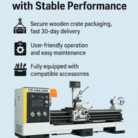 CE-Zertifizierte Schwerlast-Flachbett-Drehmaschine Manuell Hocheffiziente Torno Para Metal Manuelle Drehmaschine