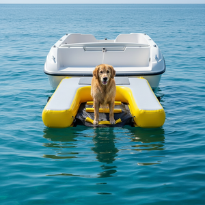 Rampa Inflable para Perros, Resistente a Pinchazos, Plataforma Flotante para Perros, Escalera Flotante para Mascotas para Embarcaciones y Muelles - Product Image 5