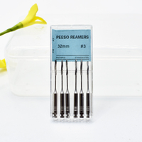 Alésoirs dentaires Peeso limes rotatives moteur outil métallique rotatif pour dentiste utilisation du canal radiculaire porte glissée
