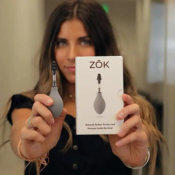 ZOK Primer Producto de Migraña PARA EL Consumidor que Reduce Naturalmente La Tensión y La Presión del Dolor de Cabeza y los Síntomas DE LA Migraña