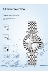 Diseñador 2024 último pequeño dial de cuarzo impermeable Luz de lujo estilo minimalista nicho reloj de mujer al por mayor - Product Image 5