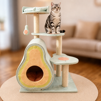 Maison à gratter pour chat en sisal et peluche courte, vente en gros