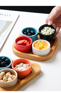 Home Wedding Party stoviglie Dessert frutta secca vassoio in ceramica piatto Snack piatto da portata - Product Image 5